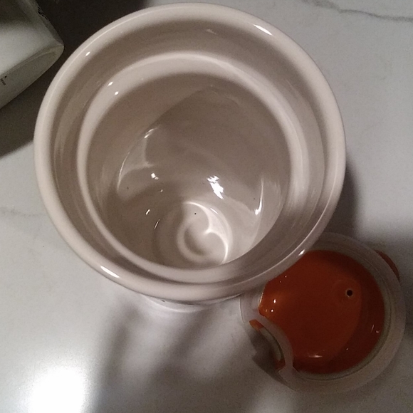 Rae Dunn PUMPKIN SPICE Coffee Travel Mug W/Lid - Picture 4 of 5